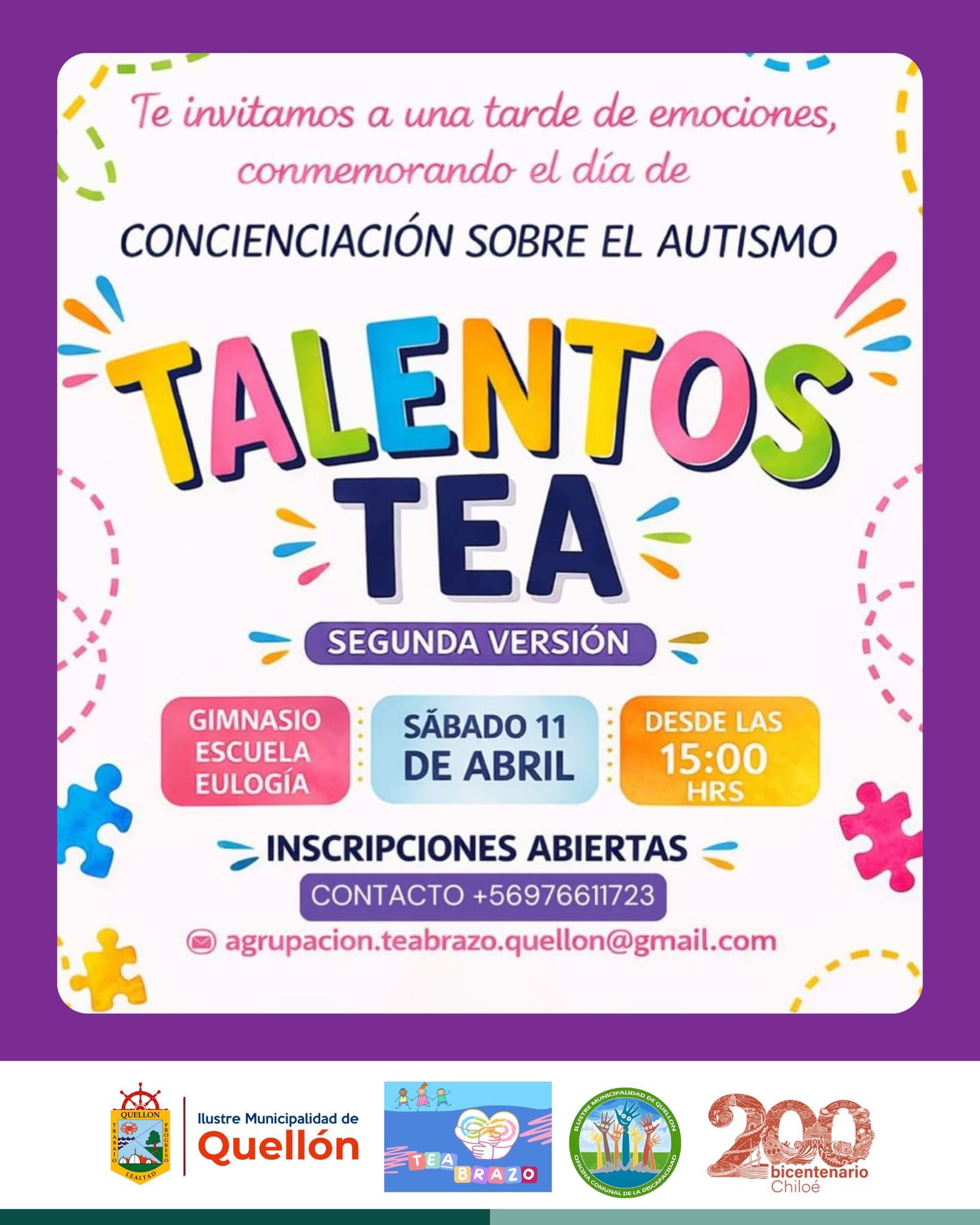 Talentos TEA – Segunda Versión