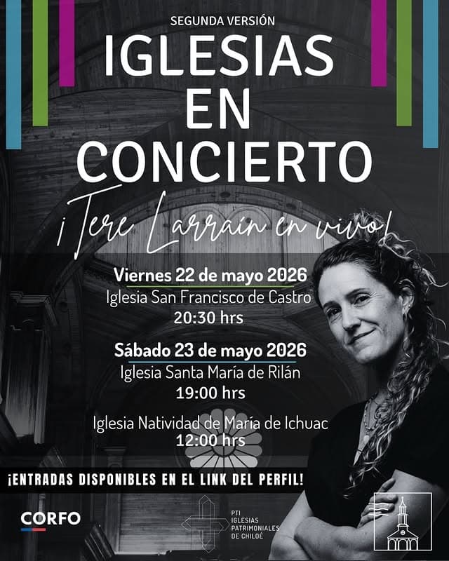 Concierto Tere Larraín Tagle en Iglesia San Francisco de Castro