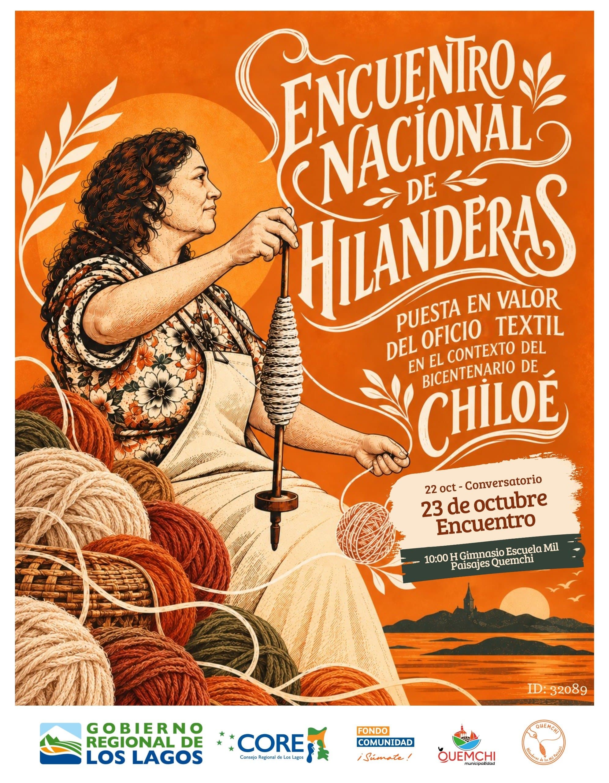 Encuentro Nacional de Hilanderas en Quemchi