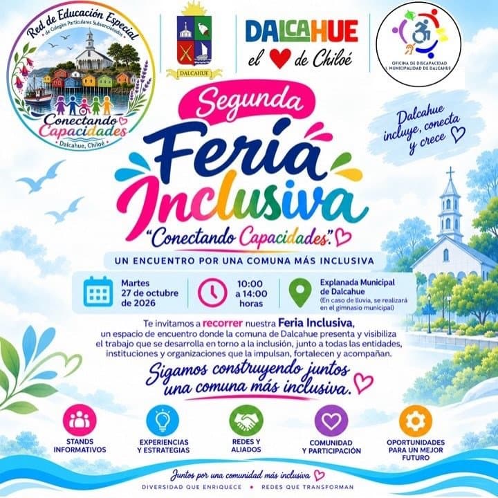 Segunda Feria Inclusiva "Conectando Capacidades" en Dalcahue