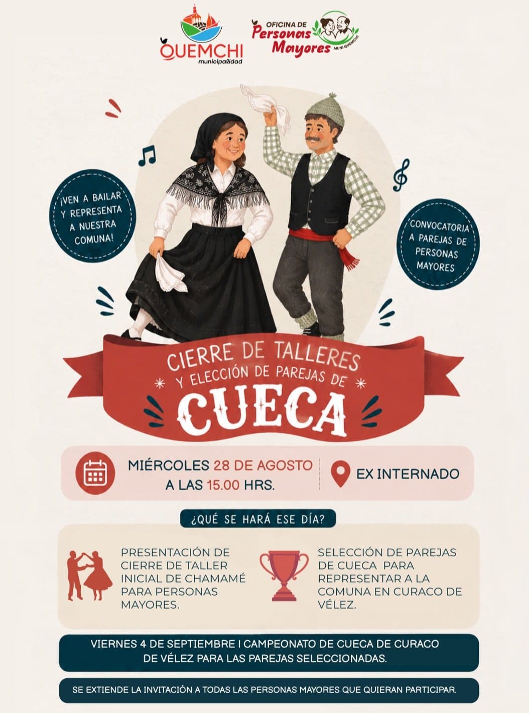 Cierre del Taller Inicial de Chamamé y Selección de Parejas de Cueca